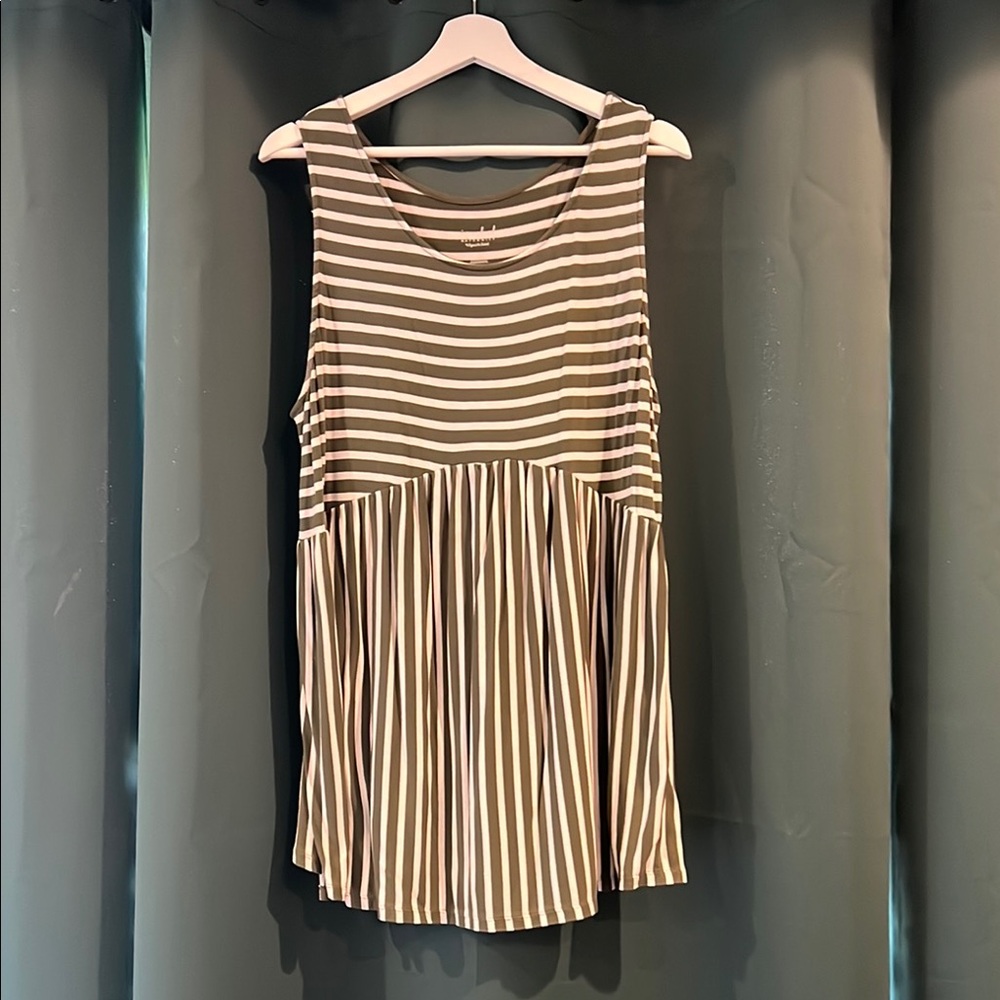 Striped Sleeveless Top